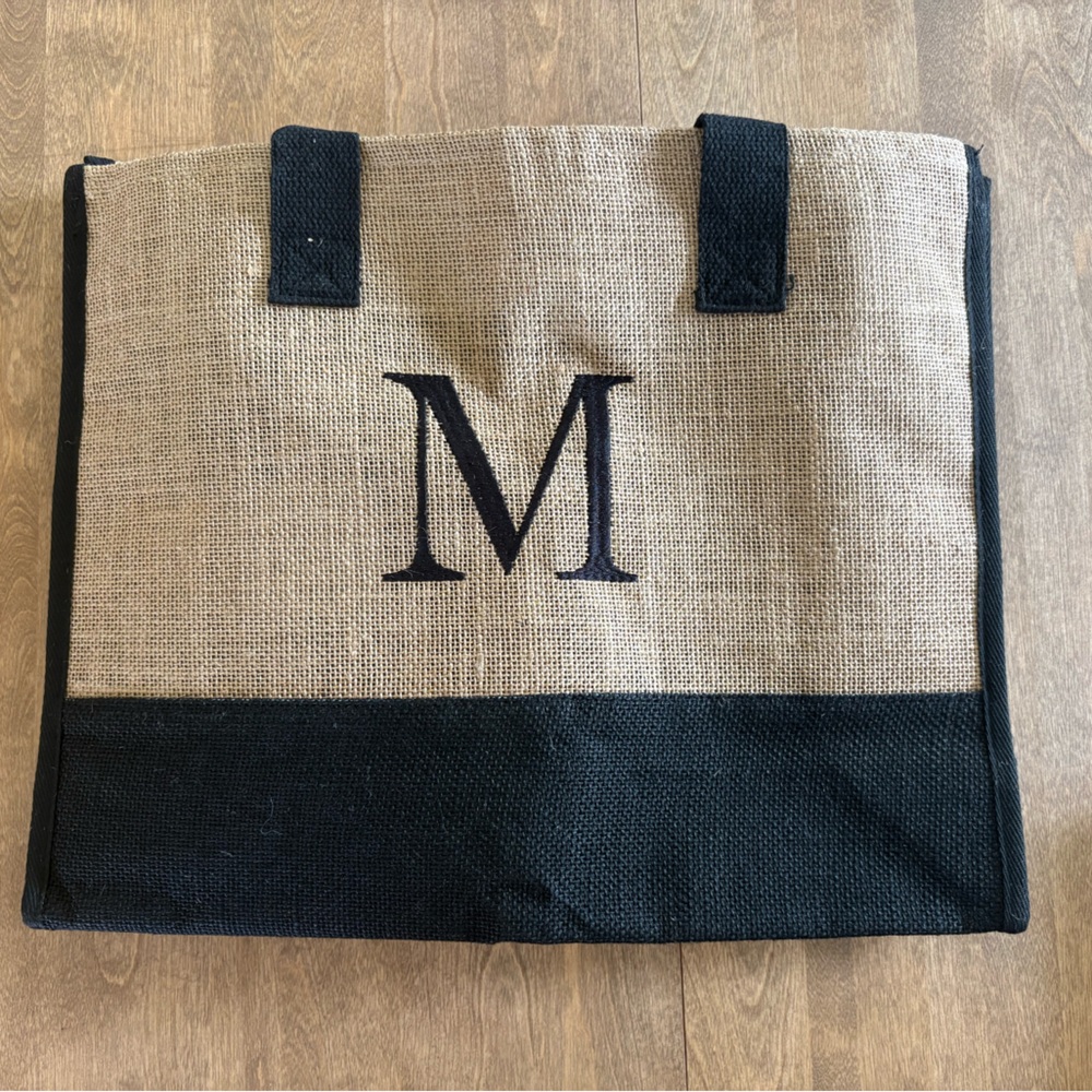 Black and Tan Tote Bag